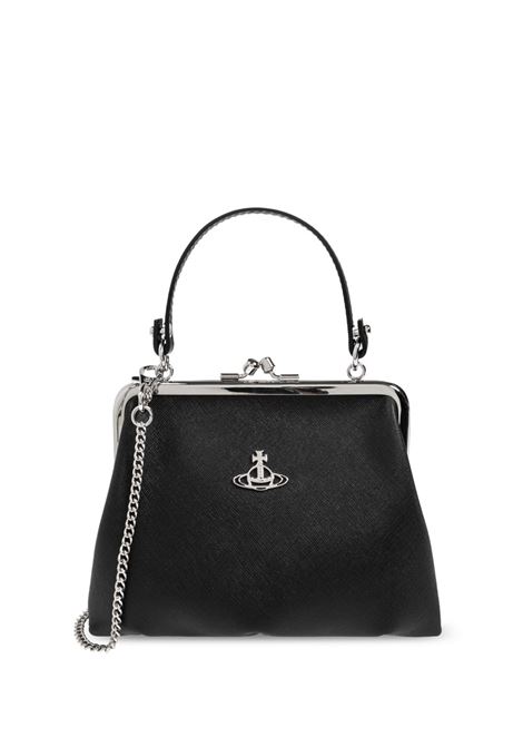 Borsa a mano granny in nero Vivienne Westwood - donna VIVIENNE WESTWOOD | 4B010006WS0021N401